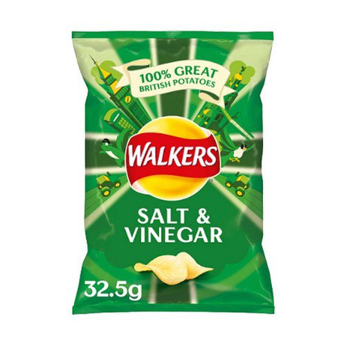 Walkers  Salt & Vinegar  32x32.5g Food & Confectionery JA8673