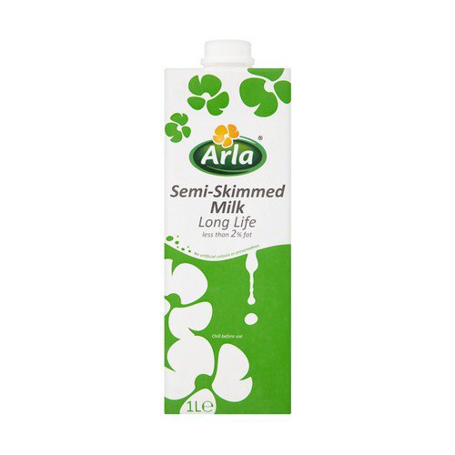 Arla  Uht S/Skimmed Milk  12x1L Cold Drinks JA8683
