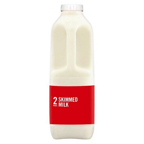 Single Bottle  Skimmed Milk (Red)  1x2L