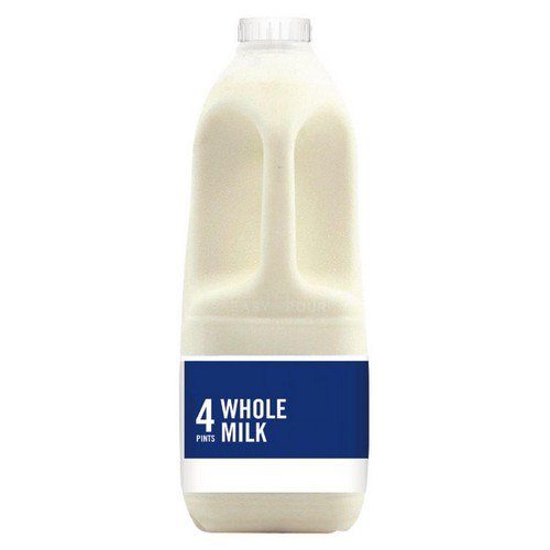 Single Bottle  Whole Milk (Blue)  1x2L