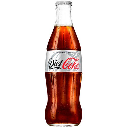 Diet Coke Glass Bottles 24x330ml Cold Drinks JA8750