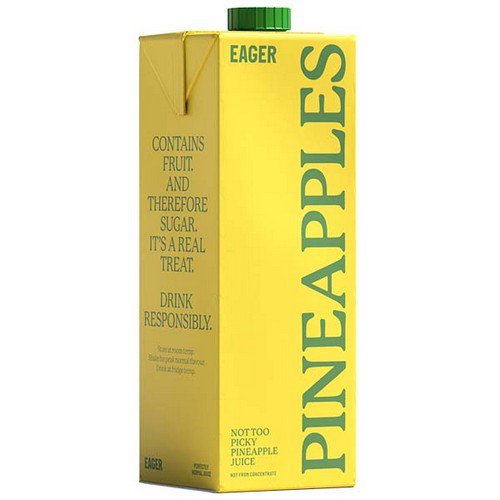 Eager Juice  Pineapple  8x1L Cold Drinks JA8752