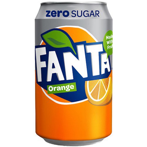 Fanta Cans  Zero Orange  24x330ml