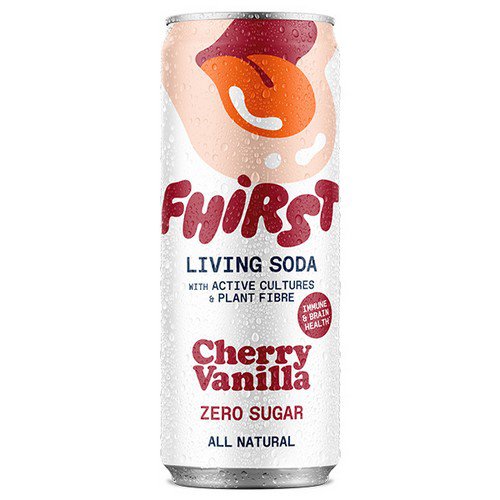 FHIRST Living Soda  Cherry Vanilla  12x330ml Cold Drinks JA8765