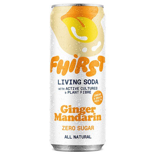FHIRST Living Soda  Ginger Mandarin  12x330ml