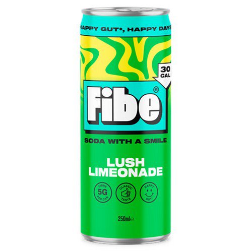 Fibe  Soda Lush Lemonade  12x250ml Cold Drinks JA8769