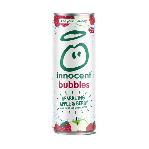 Innocent Bubbles  Cans  Apple & Berry - 12x330ml Cold Drinks JA8845