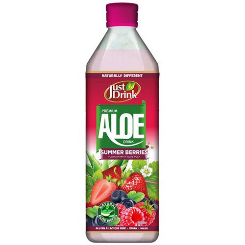 Just Drnk  Aloe Drink  Summer Berries - 12x500ml Cold Drinks JA8867