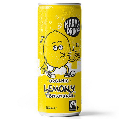 Karma Drinks  Cans  Lemony Lemonade - 24x250ml