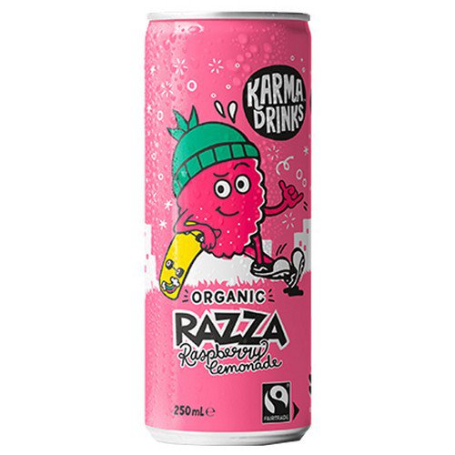 Karma Drinks  Cans  Razza Raspberry Lemonade - 24x250ml