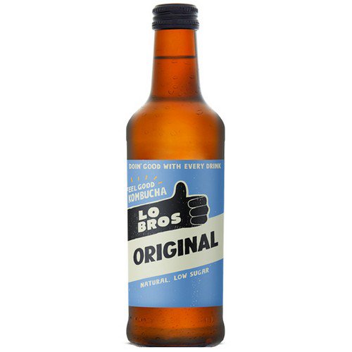 Lo Bros Kombucha Glass Low Sugar Original - 12x330ml
