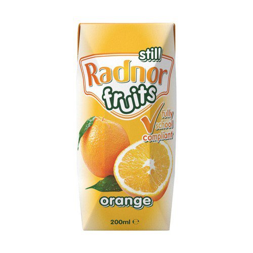 Radnor Fruits Still  Tetra  Orange - 24x200ml Cold Drinks JA8910