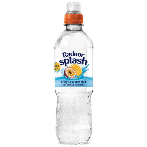 Radnor Splash  Sports Cap  Orange & Passionfruit - 24x500ml Cold Drinks JA8914
