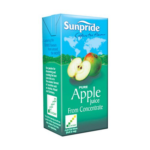 Sunpride Juices  100% Apple  12x1L Cold Drinks JA8922