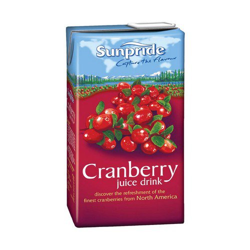 Sunpride Juices  100% Cranberry  12x1L Cold Drinks JA8923