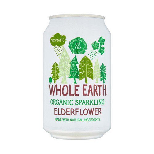 Whole Earth  Organic Elderflower  24x330ml