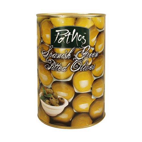 Pitted Green Olives  1x4.15kg