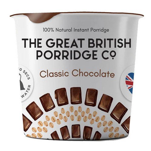 The Great British Porridge Co  Classic Chocolate  8x60g