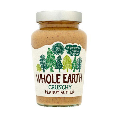 Whole Earth Crunchy Peanut Butter  6x454g