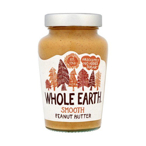 Whole Earth Smooth Peanut Butter 6x454g