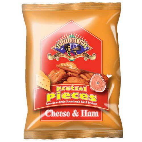 Directors Cut  Cheese & Ham Pretzels  1x12x50g Food & Groceries JA9007