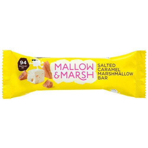 Mallow & Marsh  Salted Caramel Marshmallow Bar  12x30g