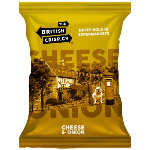 British Crisps  Cheese & Onion  36x40g Food & Groceries JA9185