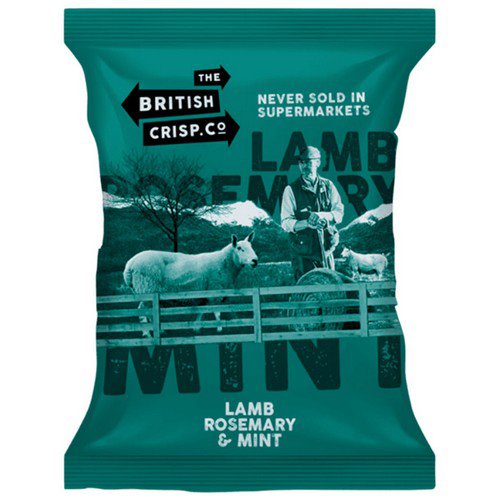 British Crisps  Lamb Rosemary & Mint  36x40g
