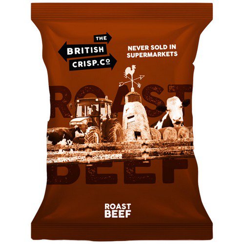 British Crisps  Roast Beef  36x40g Food & Groceries JA9188
