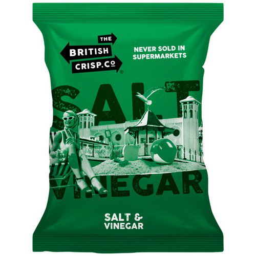 British Crisps  Salt & Vinegar  36x40g