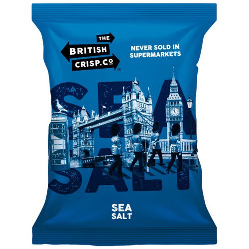 British Crisps  Sea Salt  36x40g Food & Groceries JA9190