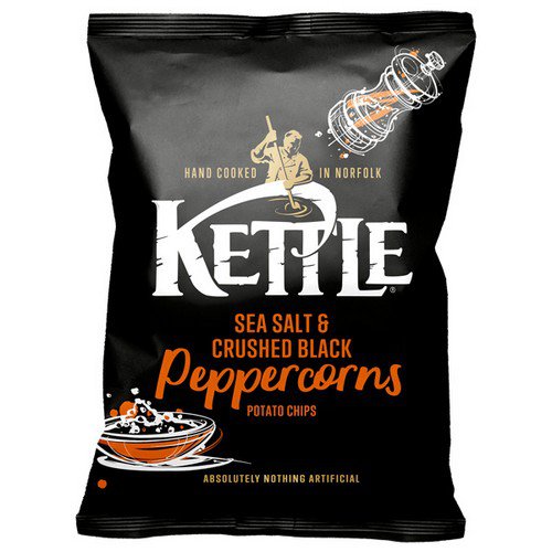 Kettles  Sea Salt & Black Pepper  18x40g Food & Groceries JA9206