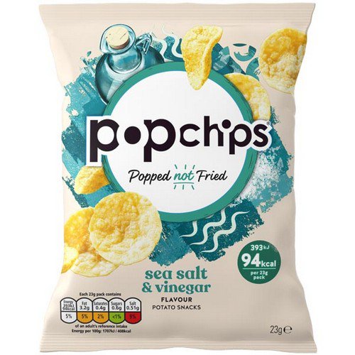 Popchips  Salt & Vinegar  24x23G Food & Groceries JA9210