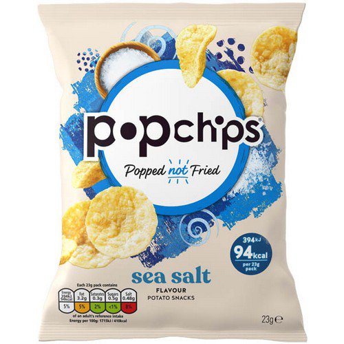 Popchips  Sea Salt (Original)  24x23G