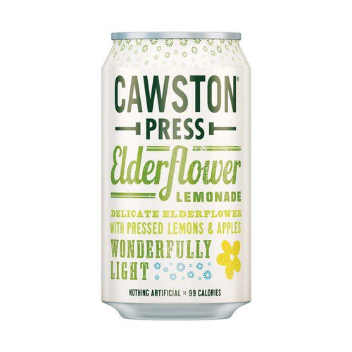 Cawston Press Cans  Elderflower Lemonade  24x330ml Cold Drinks JA9218