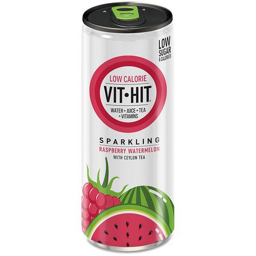 Vit Hit  Cans  Raspberry Watermelon - 12x330ml