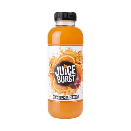 Juice Burst  Orange & Passion Fruit  12x500ml Cold Drinks JA9256