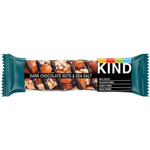 Kind Bar  Dark Chocolate Nuts & Sea Salt  12x40g
