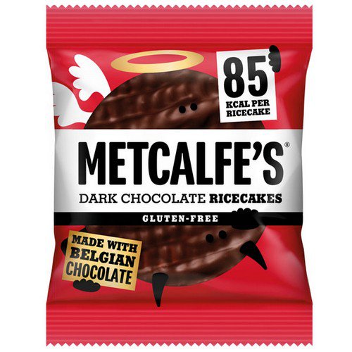 Metcalfe's Rice Cakes  Dark Chocolate  12x34g Food & Confectionery JA9273