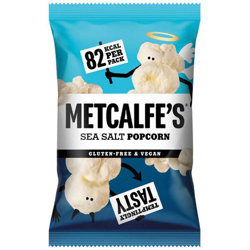 Metcalfe's Skinny Popcorn  Sea Salt  24x17g