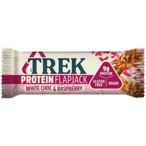 Trek Protein Flapjack  White Choc Raspberry  16x50g