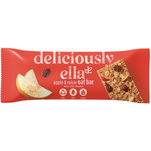 Deliciously Ella Oat Bar  Apple Raisin & Cinnamon  16x50g