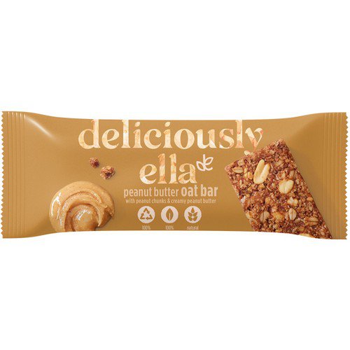 Deliciously Ella Oat Bar  Peanut Butter  16x50g