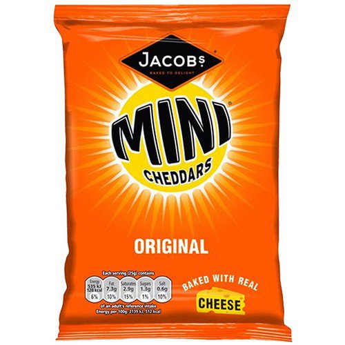 Mini Cheddars  Original  Grab Bag - 30x45g Food & Confectionery JA9332