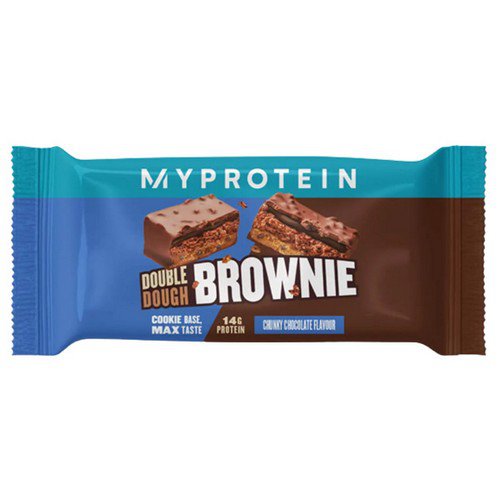 Myprotein Double Dough Protein Brownie  Chunky Chocolate  12x75g