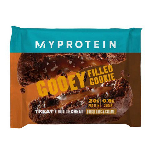 Myprotein Protein Filled Cookie  Double Chocolate and Caramel  12x75g