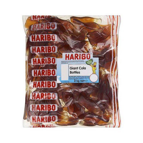 Haribo Giant Cola Bottles  x3kg Bag Food & Confectionery JA9401