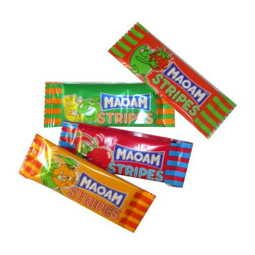 Maoam Stripes Chews 1x120 Tub Food & Confectionery JA9409