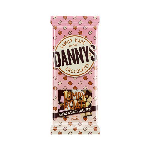 Danny's Chocolate  Lumpy Road  15x40g Food & Confectionery JA9443