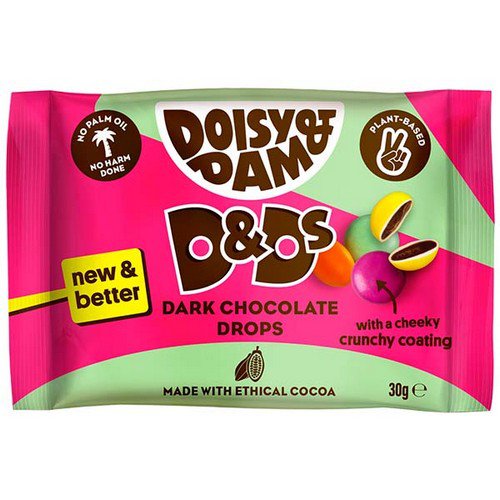 Doisy & Dam  Dark Chocolate D&D's  18x30g